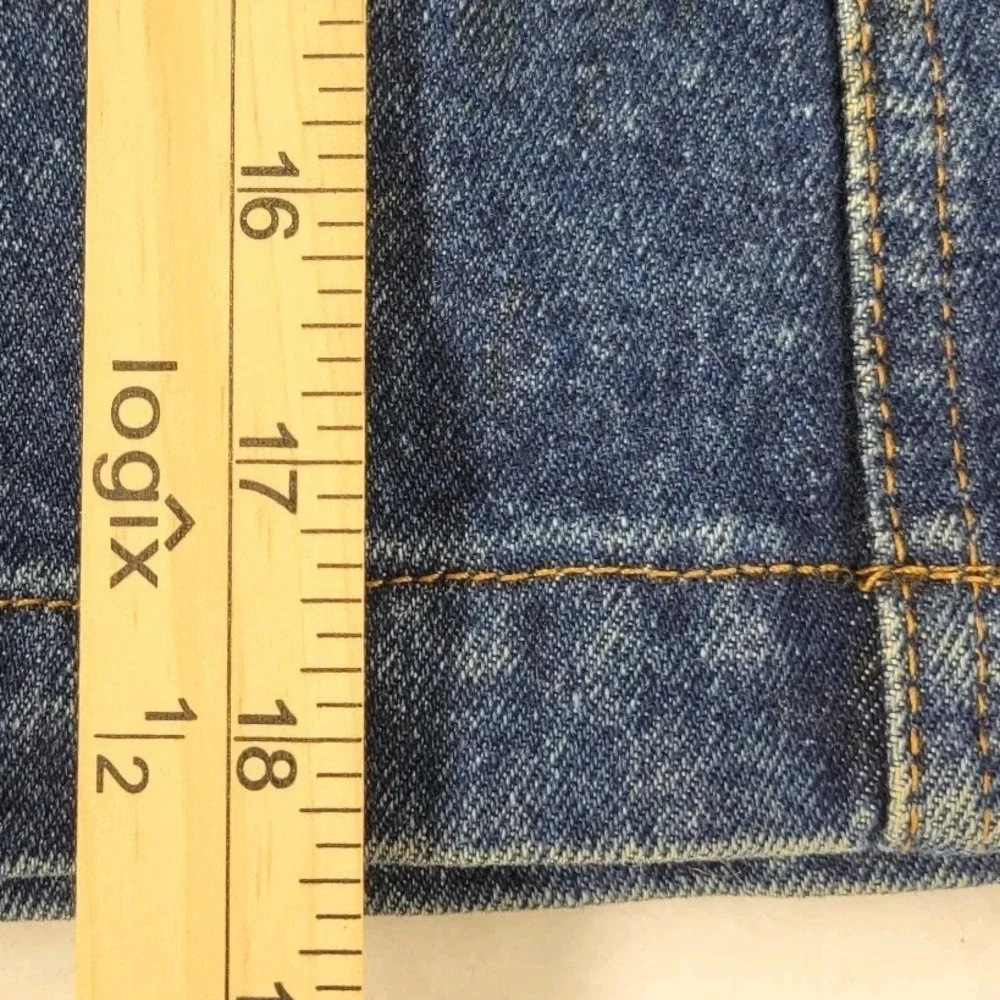 VTG Gap Denim Skirt Juniors 9/10 High Rise‎ Medium Wash 90s Y2K Retro Cotton USA